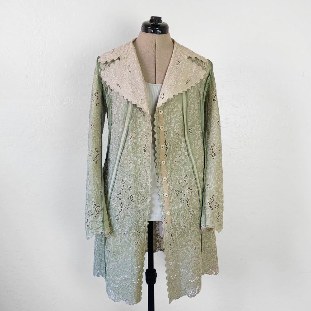 Elie Tahari Spring Lacy Coat